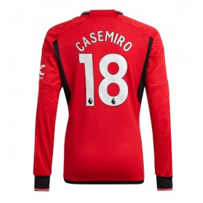 Manchester United Casemiro #18 Domácí Dres 2023-24 Dlouhý Rukáv